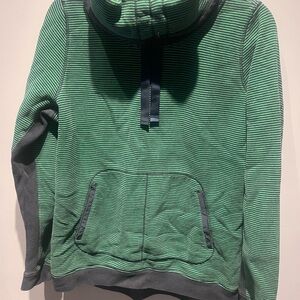 lululemon athletica Green and Black Zip Up Sweater